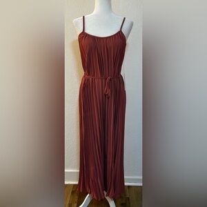 Bishop + Young Mara Pleated Rouje Dress Size Small NWT